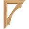 Ekena Millwork Legacy Traditional Rough Sawn Bracket w/ Offset Brace, Western Red Cedar, 6"W x 24"D x 32"H BKT0604X24X32LEC01RWR - alternate 3